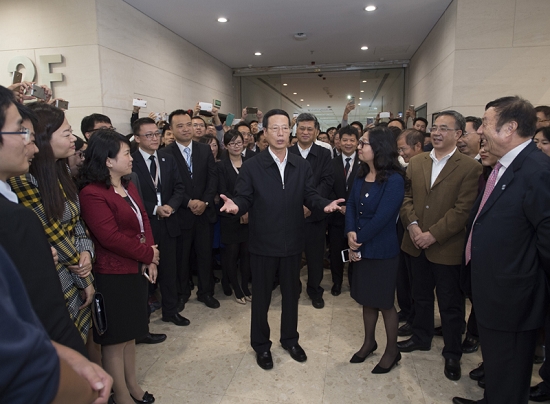 張高麗:爭當“一帶一路”建設的排頭兵和主力軍